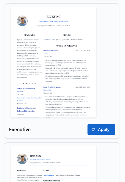 Professional Templates